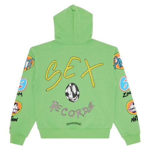 Chrome Hearts x Matty Boy Sex Records Hoodie 'Green'