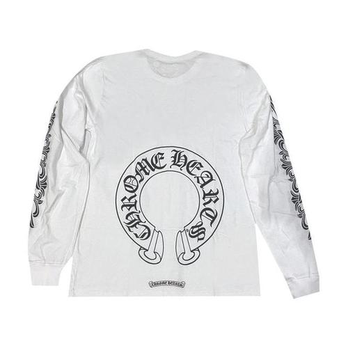 Chrome Hearts Floral Long-Sleeve 'White/Black'