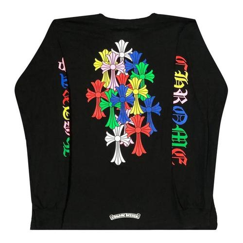 Chrome Hearts Floral Long-Sleeve 'White/Black'