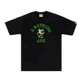 BAPE ABC Camo College Tee 'Black/Green'