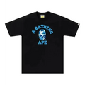 BAPE ABC Camo College Tee 'Black/Blue'