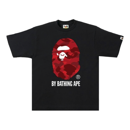 BAPE Color Camo By Bathing Ape Tee 'Black/Red'