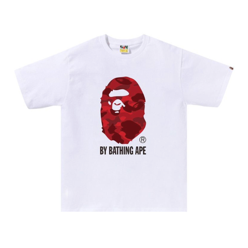 BAPE Color Camo By Bathing Ape Tee 'White/Red'