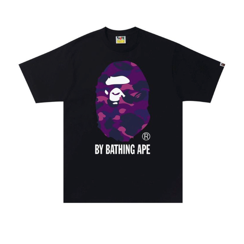 BAPE Color Camo By Bathing Ape Tee 'Black/Purple'