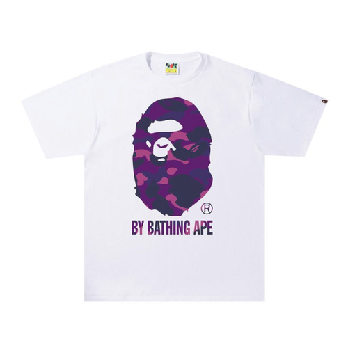 BAPE Color Camo By Bathing Ape Tee 'White/Purple'