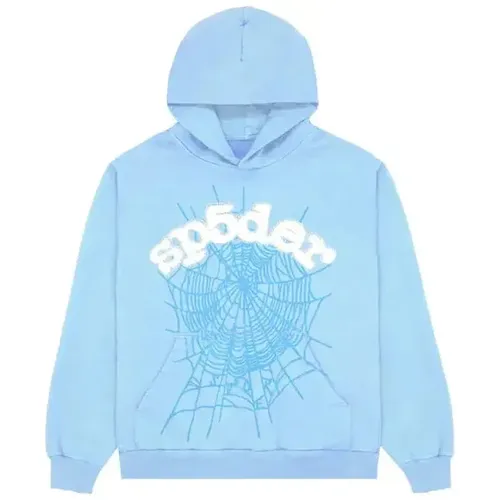 Sp5der Web Hoodie 'Sky Blue'