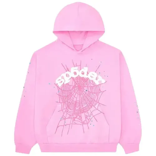 Sp5der OG Web Hoodie 'Pink'