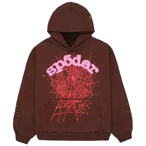 Sp5der Web Hoodie 'Brown'