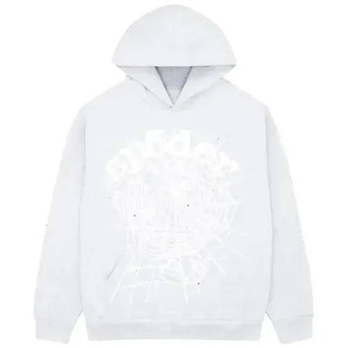 Sp5der OG Web Hoodie 'Heather Grey'