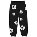 Denim Tears The Cotton Wreath Sweatpants 'Black'