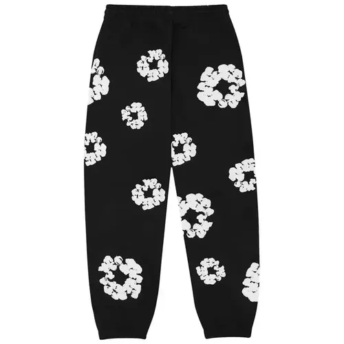 Denim Tears The Cotton Wreath Sweatpants 'Black'