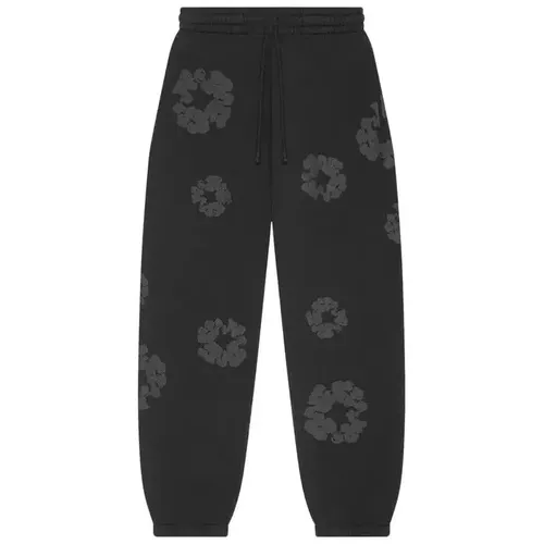 Denim Tears Mono Wreath Sweatpants 'Black'