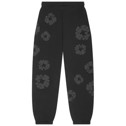 Denim Tears Mono Wreath Sweatpants 'Black'
