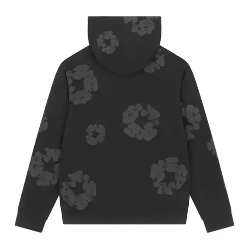 Denim Tears Mono Wreath Hoodie 'Black'