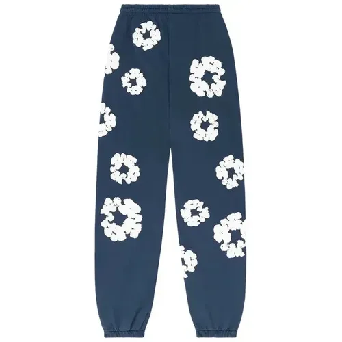 Denim Tears The Cotton Wreath Sweatpants 'Navy'