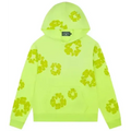 Denim Tears Mono Cotton Wreath Hoodie 'Neon Green'