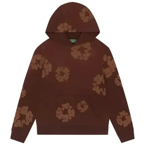 Denim Tears Mono Cotton Wreath Hoodie 'Brown'