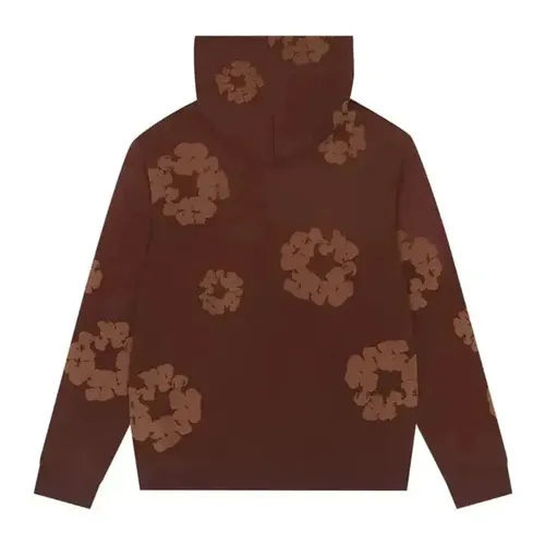 Denim Tears Mono Cotton Wreath Hoodie 'Brown'