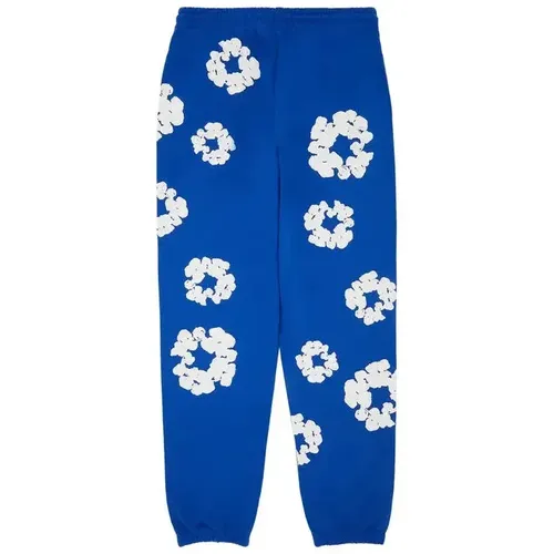Denim Tears The Cotton Wreath Sweatpants 'Royal Blue'