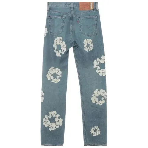 Levi's x Denim Tears Logo Japan Embroidered Denim Jeans 'Blue'
