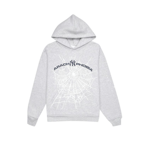 Sp5der Arach NY Phobia Hoodie 'Ash Grey'