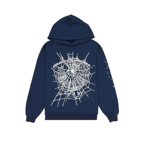 Sp5der Arach NY Phobia Hoodie 'Navy'
