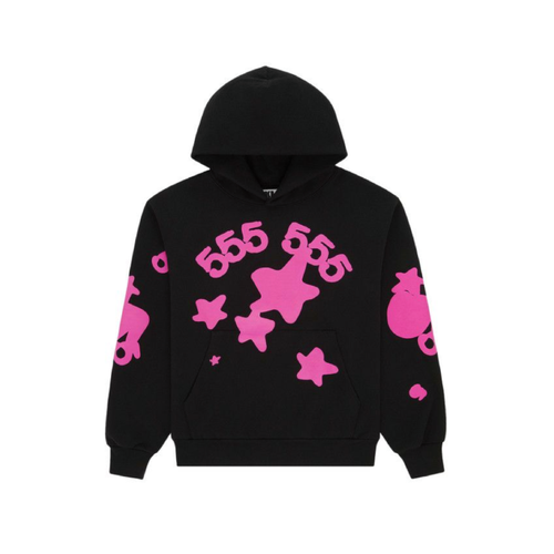 Sp5der Angel Number Beluga Hoodie 'Black'