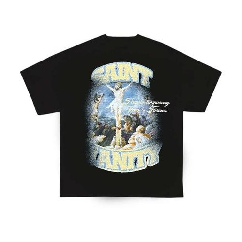 Saint Vanity Blurry Cross Tee Black