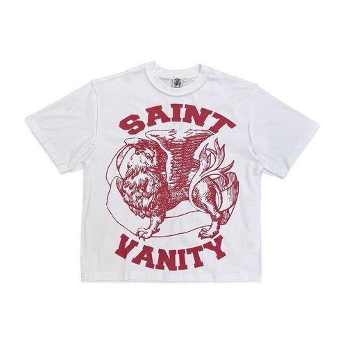 Saint Vanity Griffin Tee White/Red