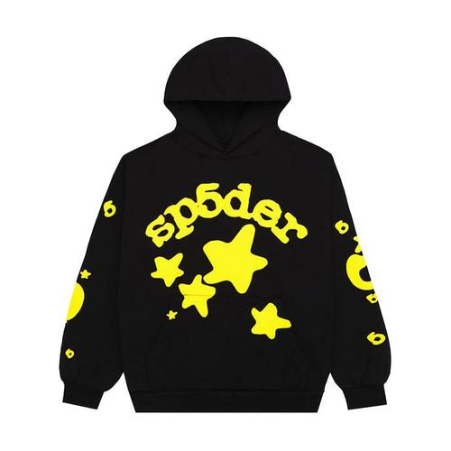 Sp5der Beluga Black/Yellow Hoodie