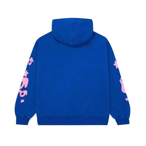 Sp5der Beluga Hoodie Blue/Pink