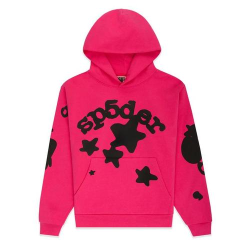 Sp5der Beluga Hoodie Pink