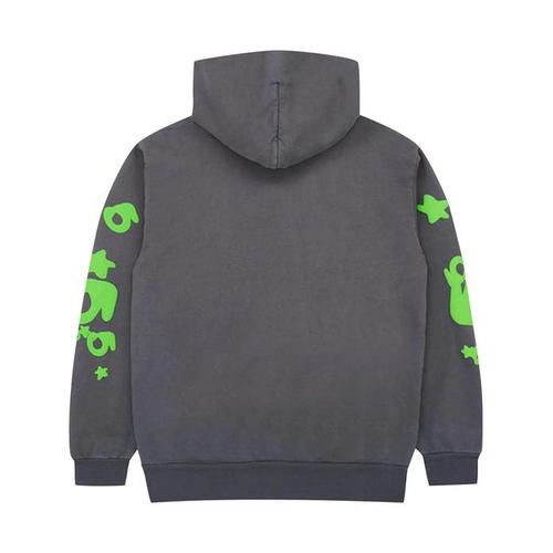 Sp5der Beluga Slate Grey Hoodie