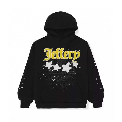 Sp5der Black Jeffery Hoodie