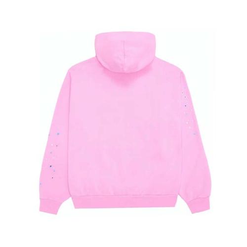 Sp5der OG Web Pink Hoodie