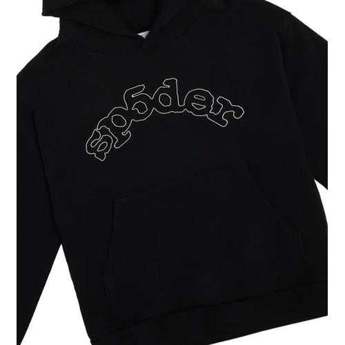 Sp5der OG Logo Hoodie Black