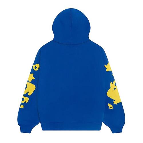 Sp5der TC5 Beluga Hoodie Blue/Yellow
