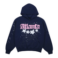 Sp5der Atlanta Hoodie Navy