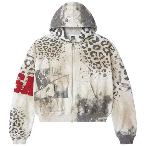 VALE FOREVER CHEETAH ZIPUP HOODIE – BLUE CITY NYC