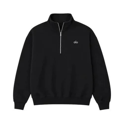 Alo Yogo Quarter Zip 'Black'