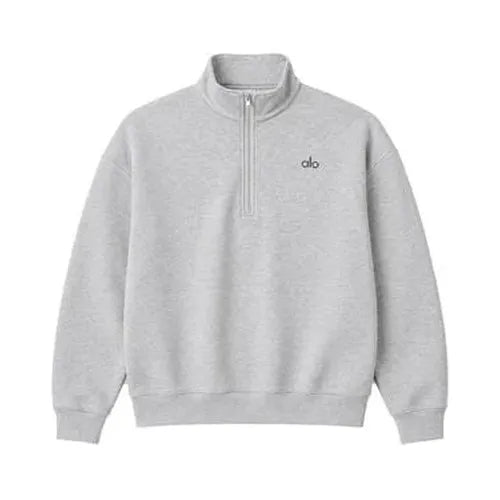 Alo Yogo Quarter Zip 'Grey'