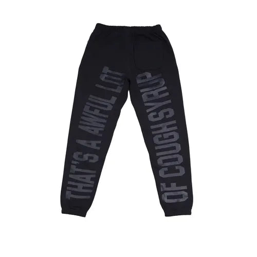 Alocs Black Tonal Classic Sweatpants