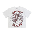 Saint Vanity Griffin Tee White/Burgundy